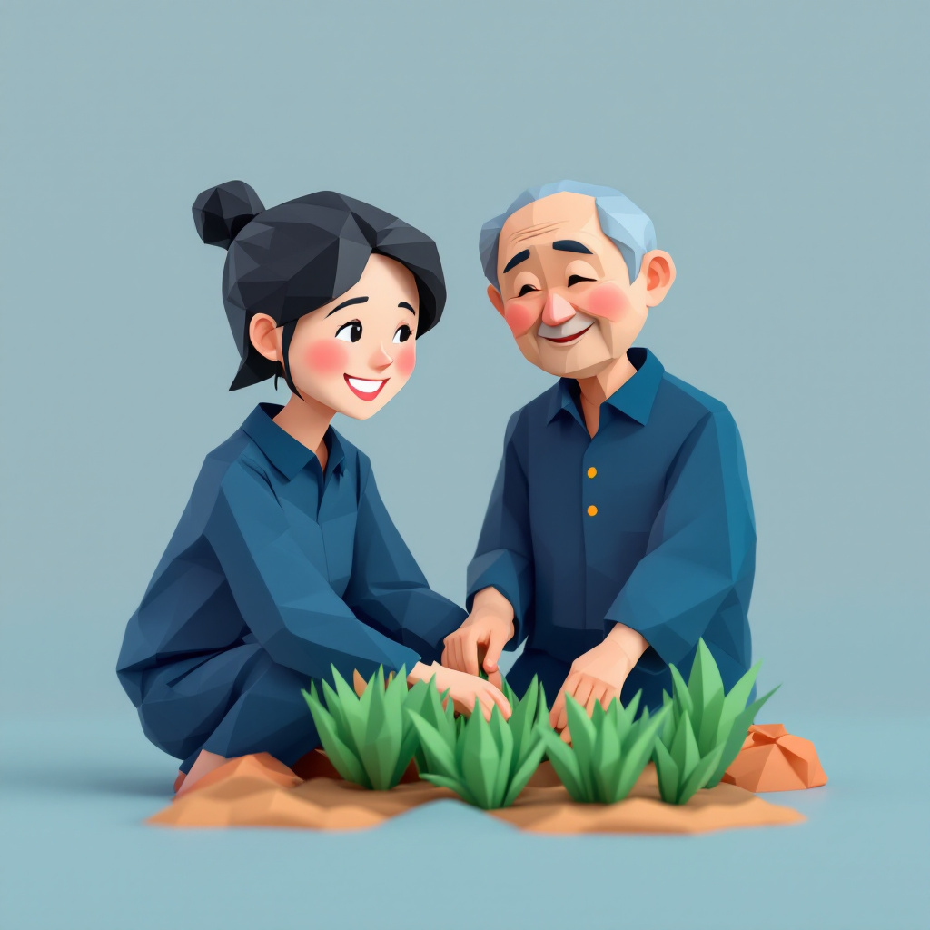 地域おこし協力隊(就農・就漁準備型)のキャラクターイラスト